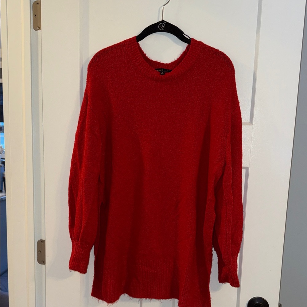 Adrienne Vittadini Bold Red Sweater